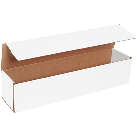 18 x 4 x 4" White Corrugated Mailers